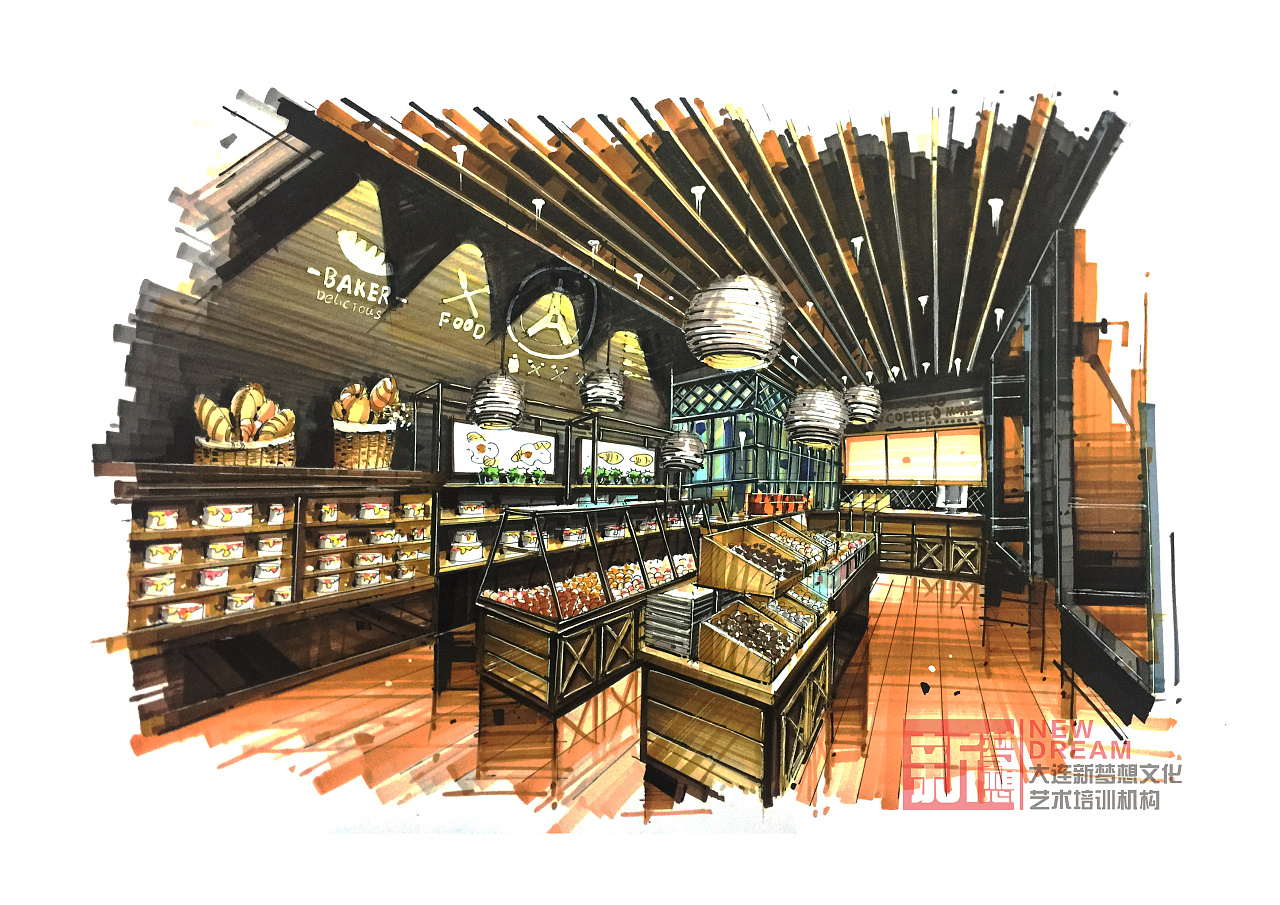 新梦想设计工作室手绘作品|纯艺术|绘画|newdream冀北 - 原创作品