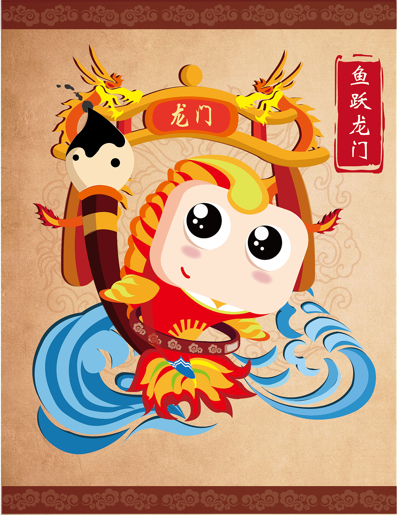 金榜题名成语系列形象设计