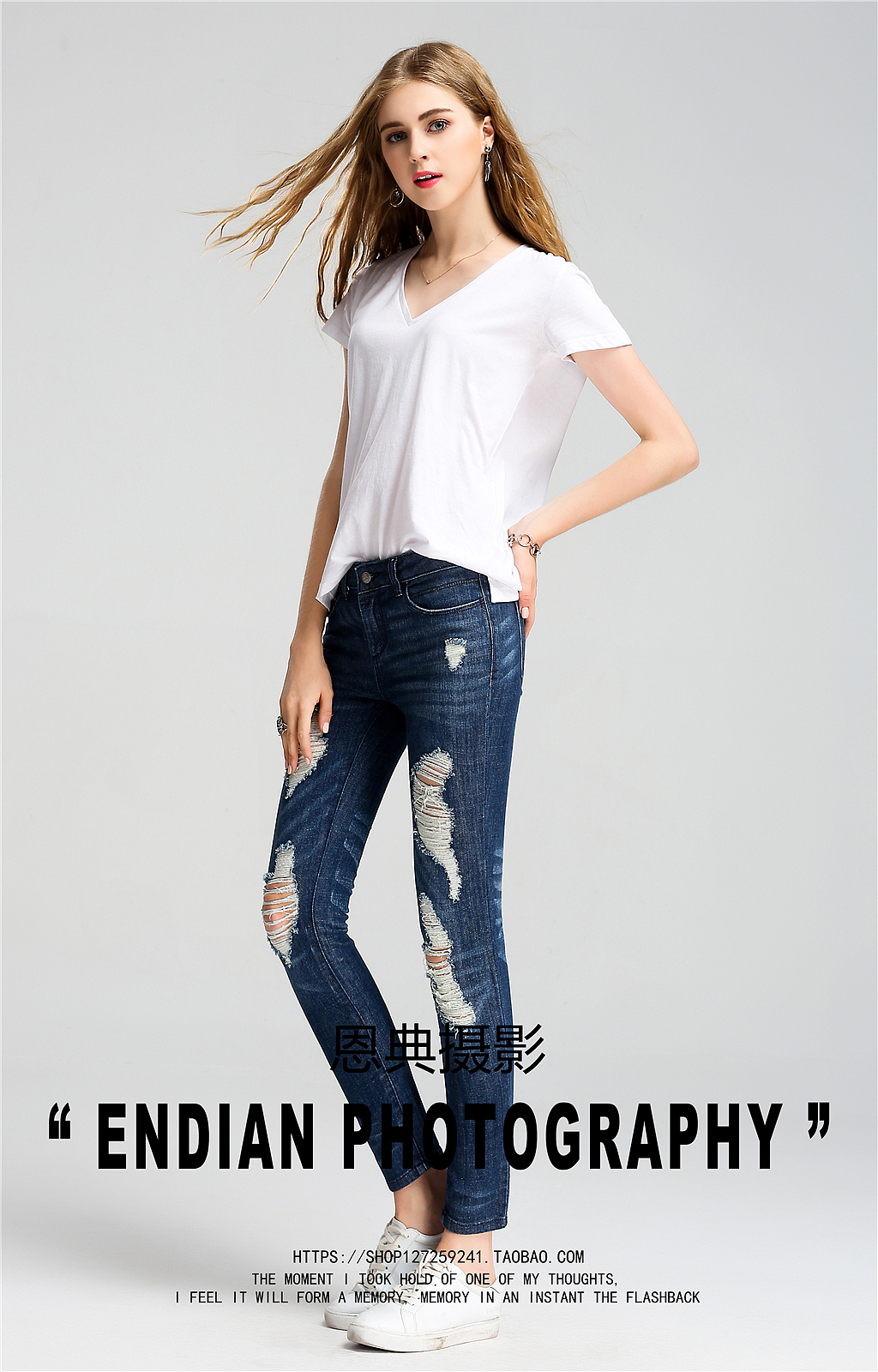 牛仔裤拍摄作品欣赏