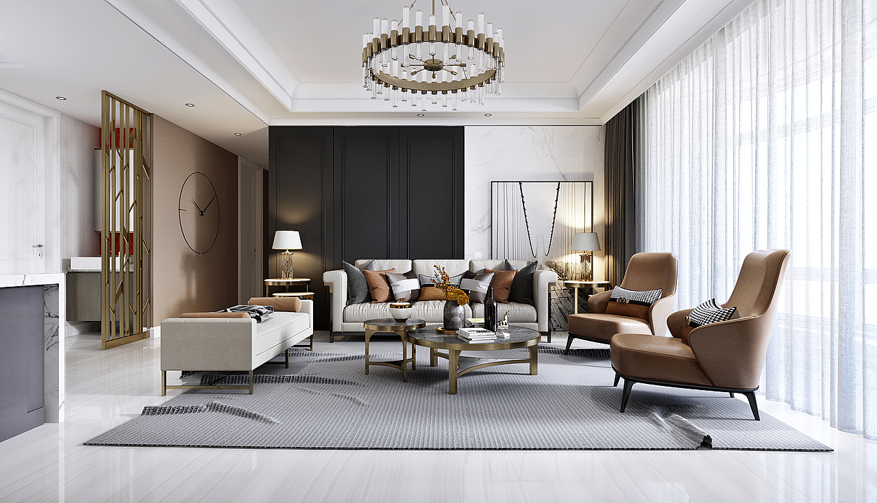 现代轻奢客厅