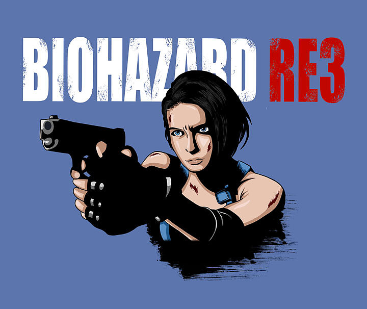 生化危机重置版3手绘吉尔