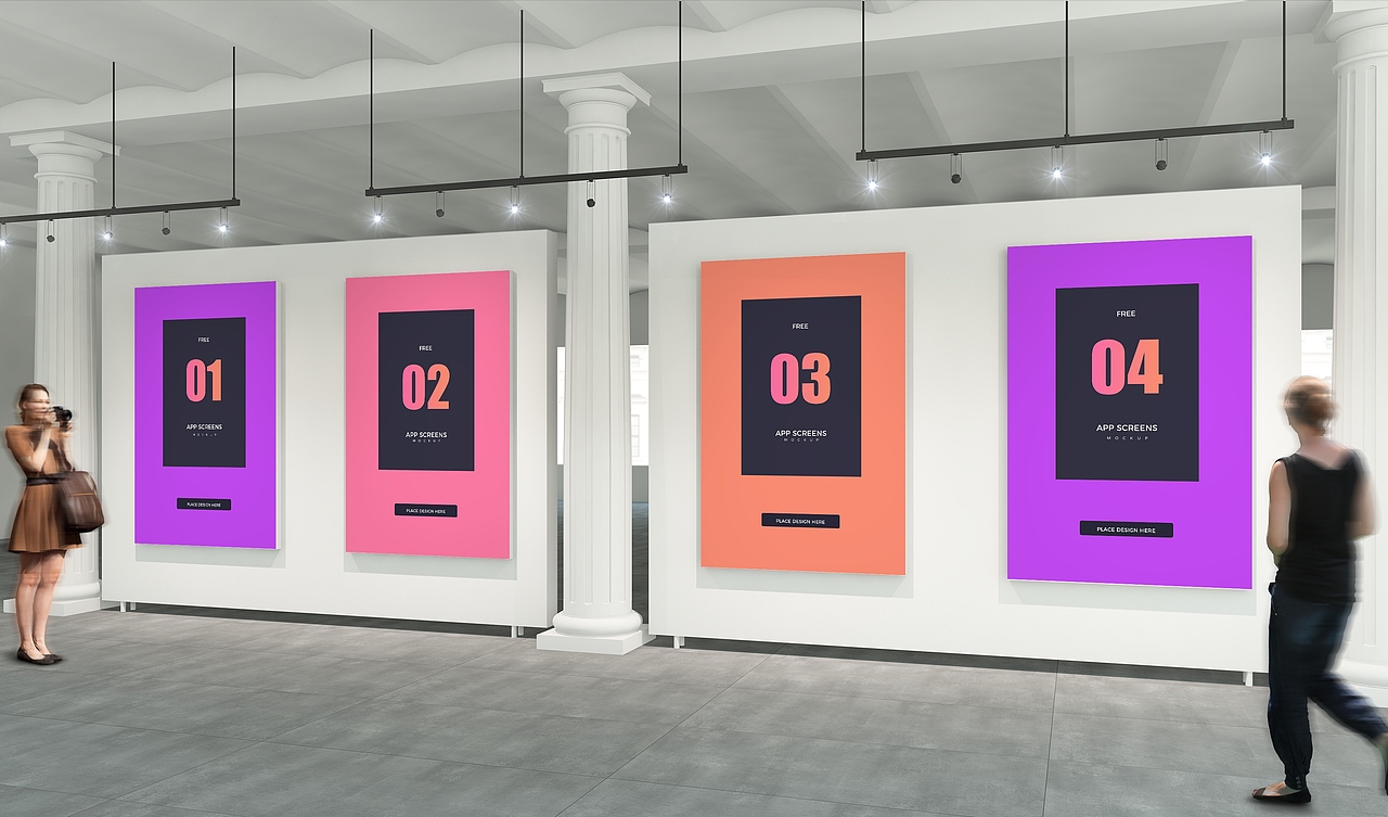 展会海报样机（图ZMjM4MjAyMTcy） - 海报 - 站酷设计师过稿素材原创素材 - 站酷ZCOOL