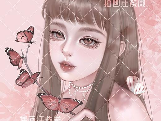 iPad少女插画十四