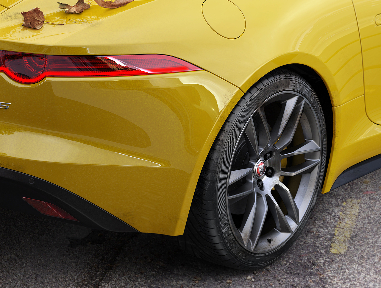 Jaguar F-TYPE 2017（图ZMTUwMzA3NTMy） - 机械/交通 - 站酷设计师陈呵呵_3DRender原创素材 - 站酷ZCOOL