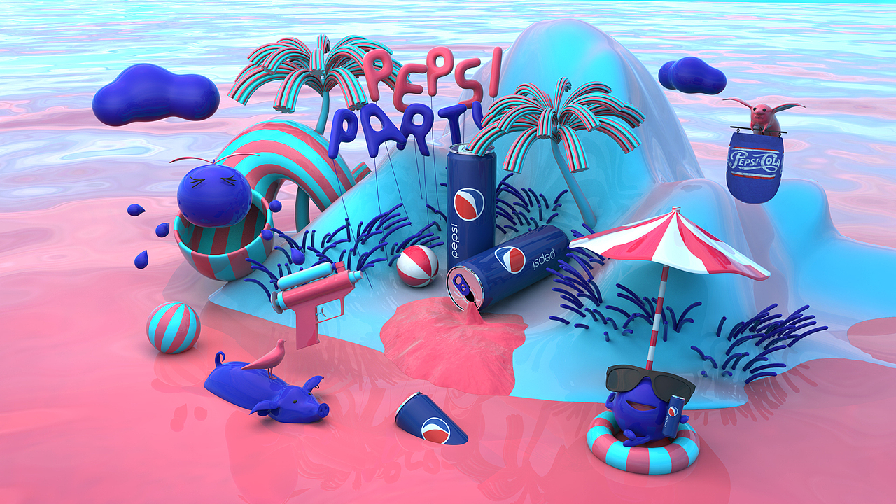 白无常C4D课程作业记录（十）（图ZNzk1MTAwNjA=） - 其他三维 - 站酷设计师Vercanal原创素材 - 站酷ZCOOL
