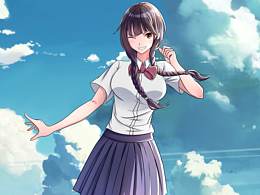 原创动漫少女日常练习