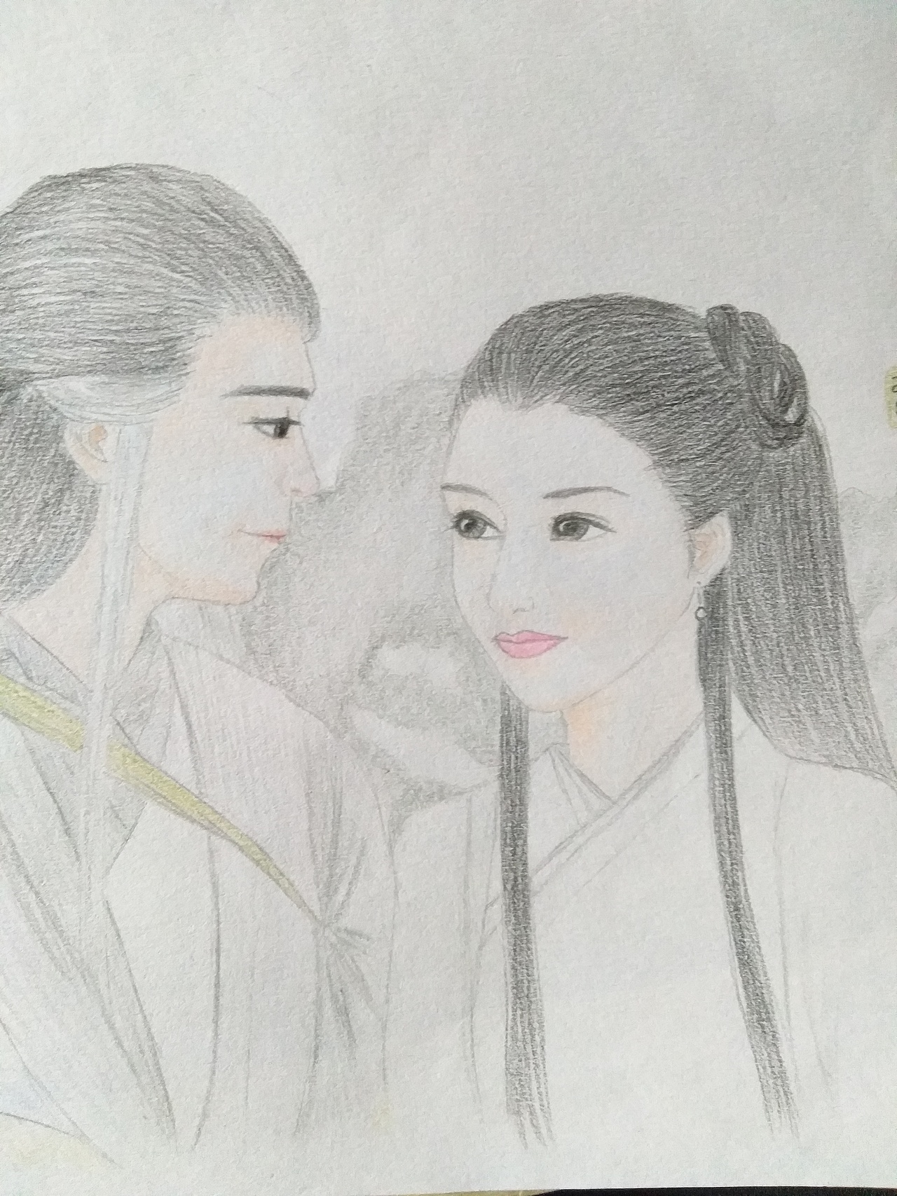 【彩铅】神雕侠侣