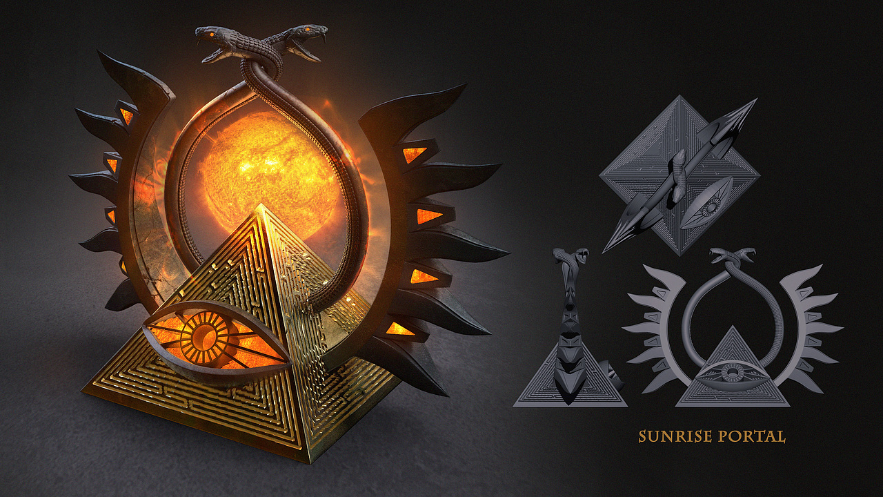 流放之路传送门原画