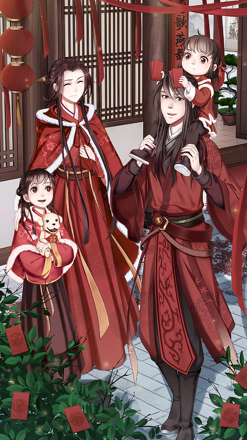 【元日】|插画|创作习作|清彦_原创作品-站酷zcool