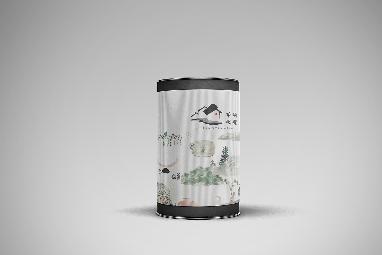 玫瑰花包装品牌设计/平阴玫瑰包装设计原创作品