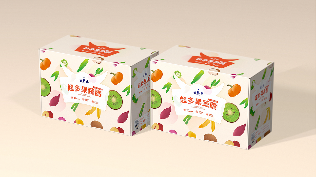 陈义文品牌设计作品丨苗菇菇果蔬脆 50