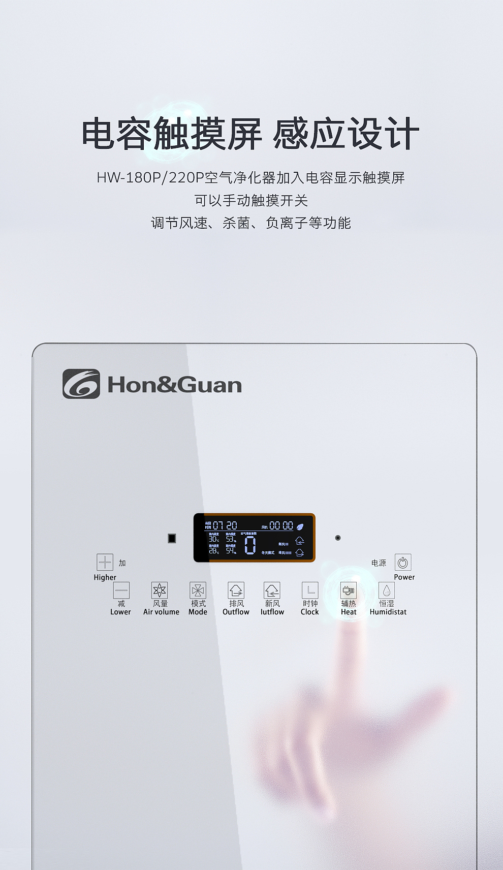 壁挂式空气净化器详情图-黑豆
