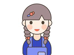 扁平人物頭像《春夏秋冬》