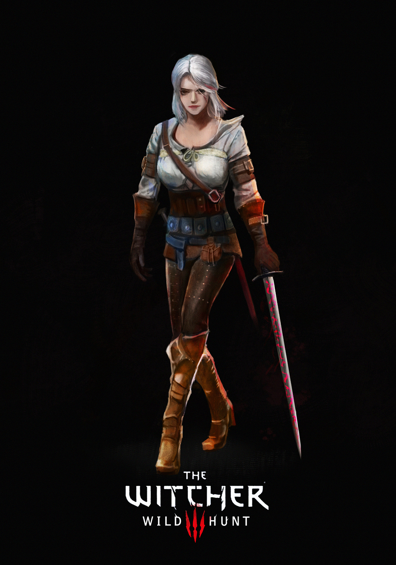 巫师3游戏个人向插画