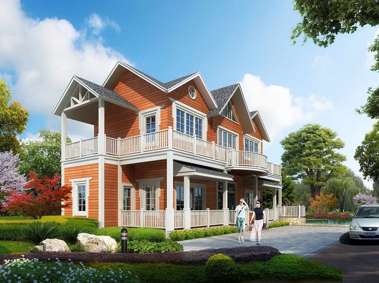 室外别墅（图ZMjAzODA3MTI4） - 建筑设计 - 站酷设计师顾二狗原创素材 - 站酷ZCOOL