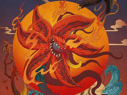 食人梦界插画海报