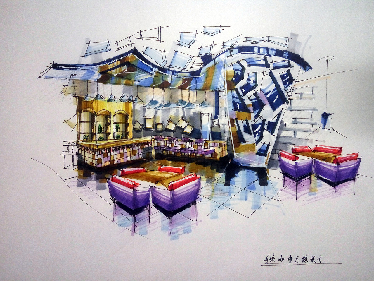 手绘技法表现练习（图ZOTkwNjEwMDg=） - 其他 - 站酷设计师初阳生U原创素材 - 站酷ZCOOL