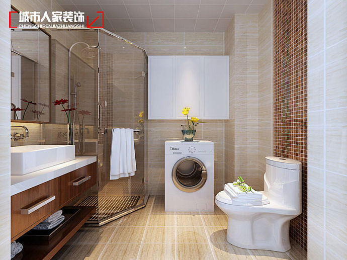 临淄装修公司| 塞纳公馆160平现代简约装修设计效果图（图ZMTE4NjAyNjg0） - 家装设计 - 站酷设计师zbcsrj1118原创素材 - 站酷ZCOOL