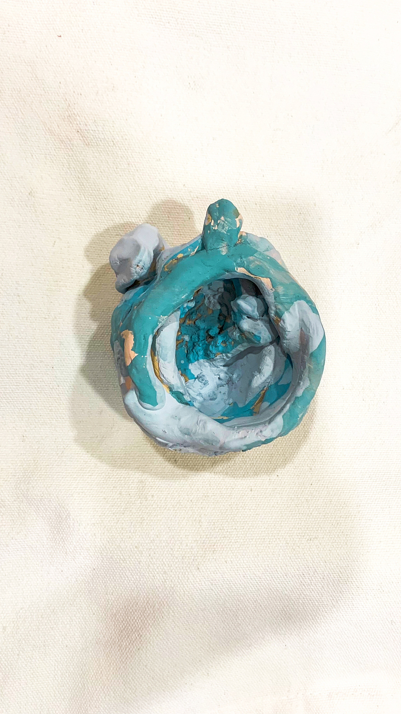 艺术课堂|陶泥·立体造型器皿之泥浆的运用