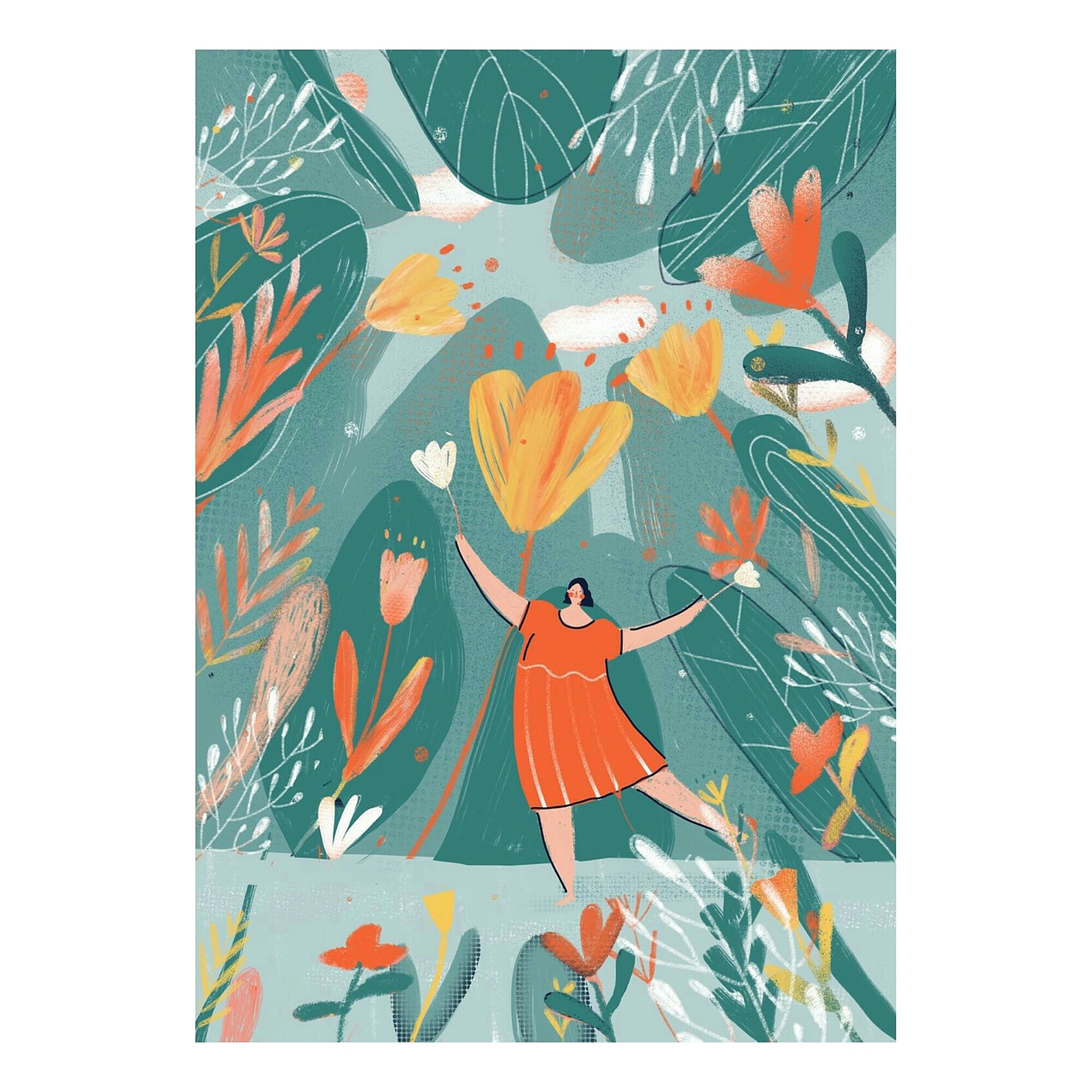 春日里的冒险（图ZMTUwNjQ1ODY4） - 商业插画 - 站酷设计师wjojw原创素材 - 站酷ZCOOL