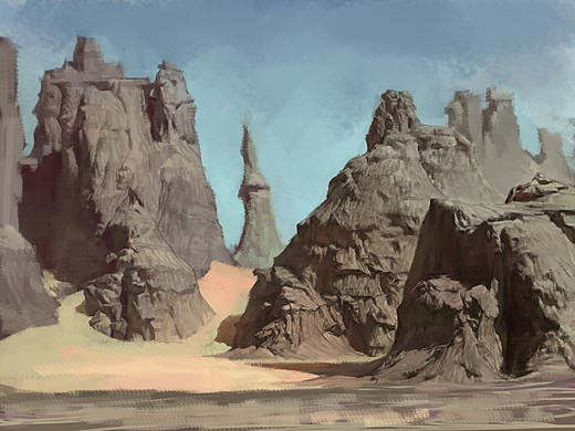 色彩风景—开始用PS板绘画带颜色的画惹