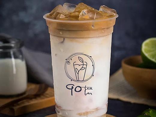 90（tea bar）奶茶/小甜点 奶茶商标设计 奶茶logo设计