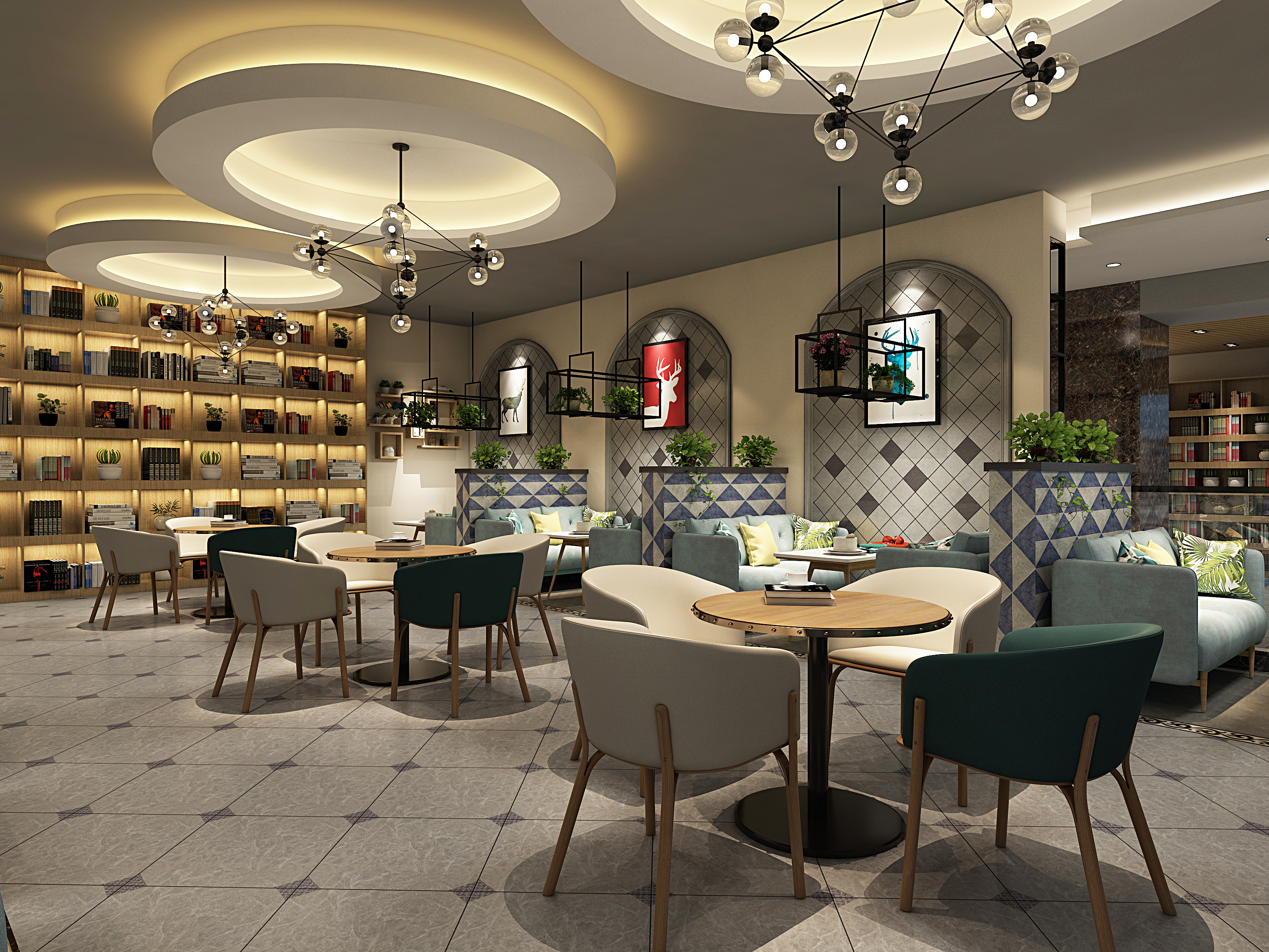 咖啡厅|空间|家装设计|沐沐17354037291 - 原创作品 - 站酷 (zcool)