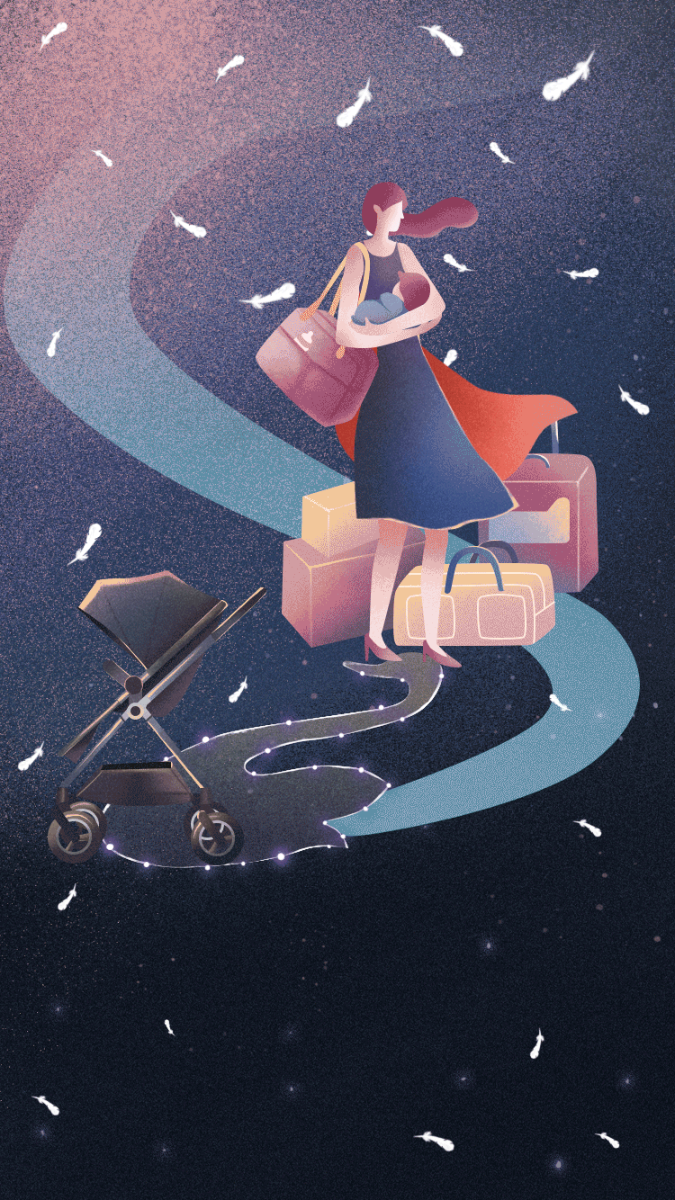 几张动态插画整理（图ZMTI2NTAwODA4） - 商业插画 - 站酷设计师黄木鱼原创素材 - 站酷ZCOOL