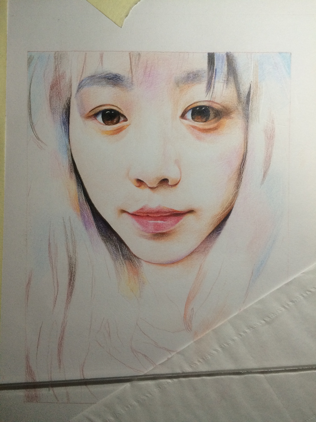 纸本彩铅 肖像定制（图ZNDM0ODcxMzI=） - 绘画 - 站酷设计师路加水彩原创素材 - 站酷ZCOOL