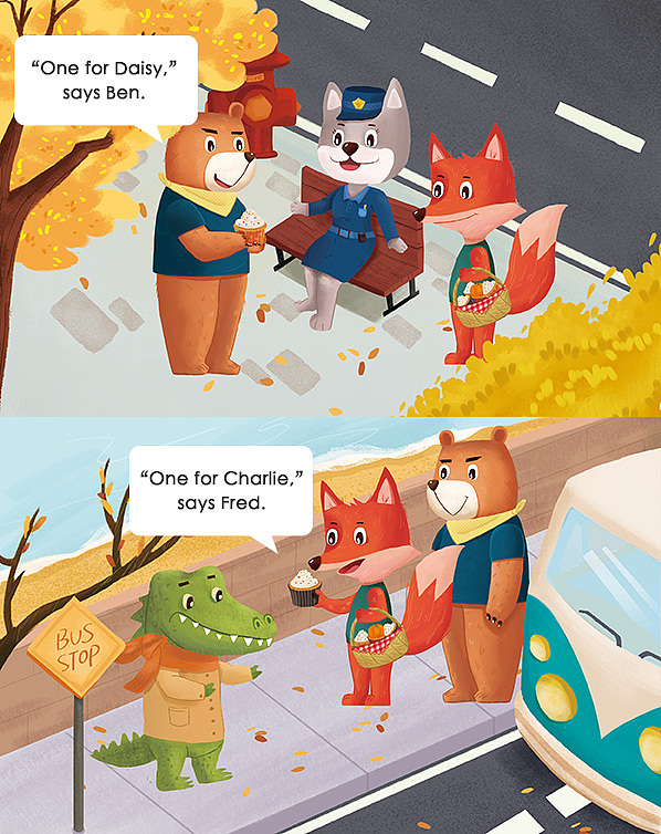 《南瓜蛋糕》少儿英语2019-10（图ZMjEwNTUyOTI4） - 儿童插画 - 站酷设计师填写用户名原创素材 - 站酷ZCOOL