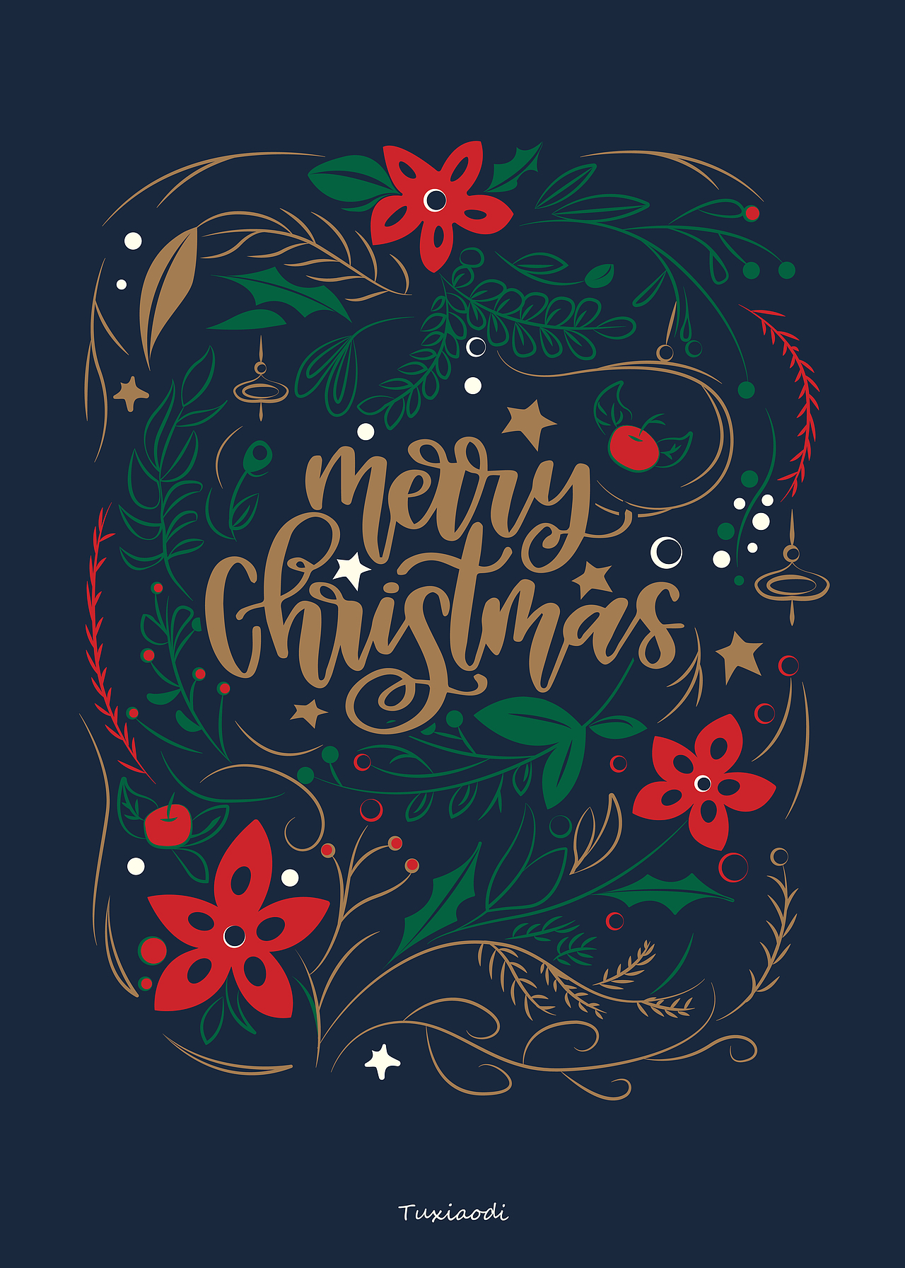 圣诞节~（图ZMTkwNTQ0MjQ0） - 儿童插画 - 站酷设计师tututl原创素材 - 站酷ZCOOL