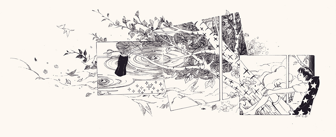 杂志黑白插图2|插画|商业插画|zhuazhua83_原创作品-站酷zcool