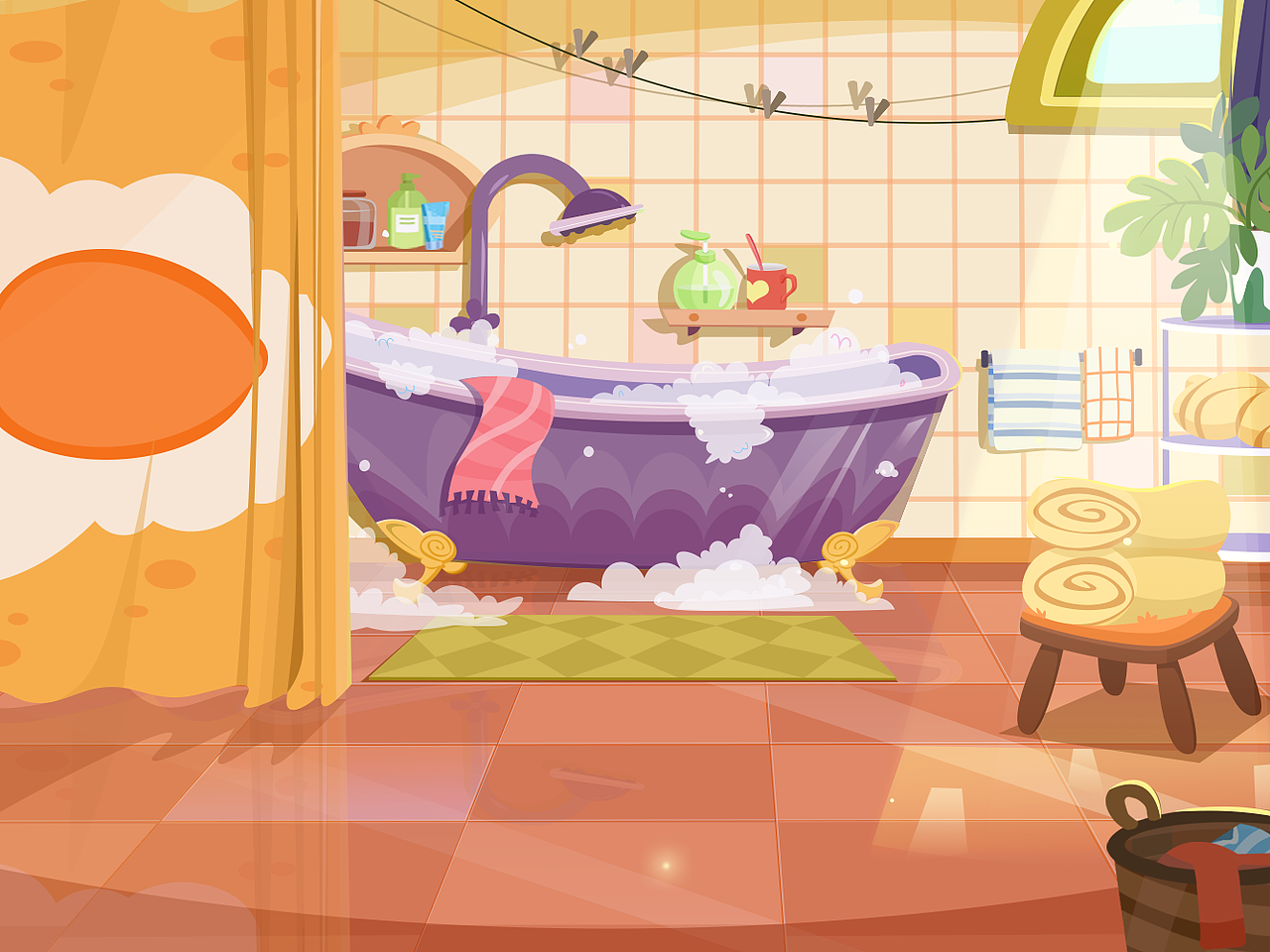 儿童插画项目场景（二）（图ZMjU0NDQxOTg4） - 儿童插画 - 站酷设计师田伽敬原创素材 - 站酷ZCOOL