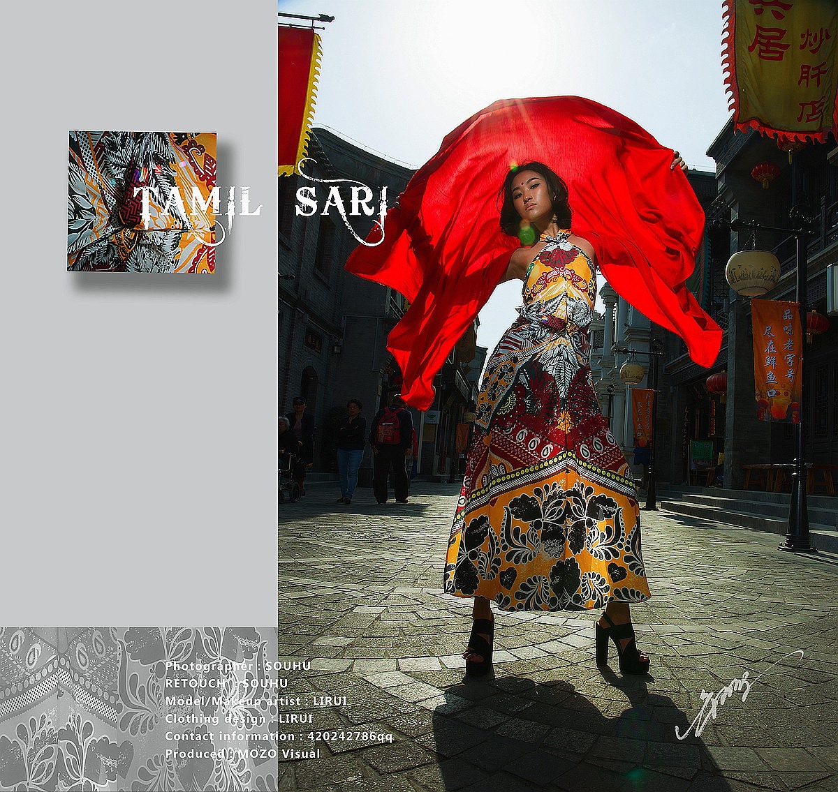 TAMIL SARI ---- 【搜虎作品】（图ZMjg2MTIwNjQ=） - 休闲/流行服饰 - 站酷设计师搜虎原创素材 - 站酷ZCOOL