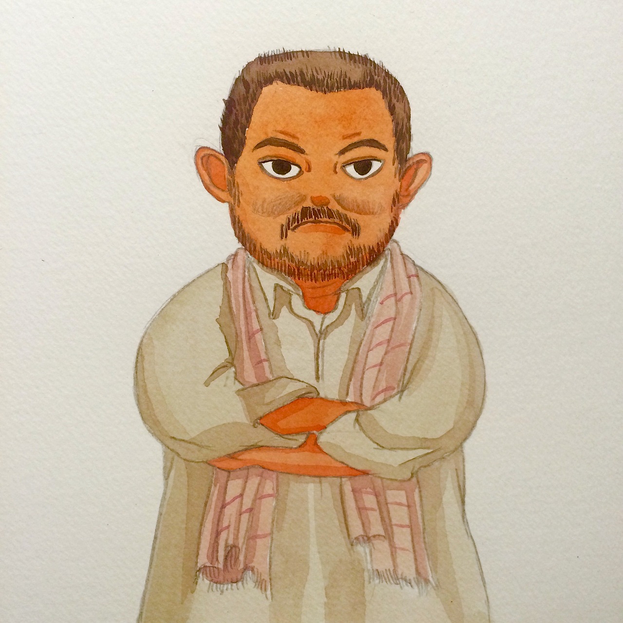 水彩人物练习（图ZODMxODUyODg=） - 创作习作 - 站酷设计师像只笨拙的大象原创素材 - 站酷ZCOOL