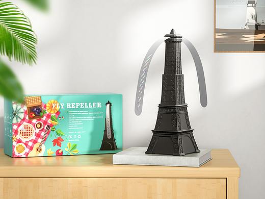 渲染 | 驱蚊风扇（个人主页-ZNTg5NTQ3NTI=） - 品牌 - 站酷设计师AvaPic原创素材 - 站酷ZCOOL