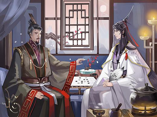 白帝托孤 诸葛亮与刘备