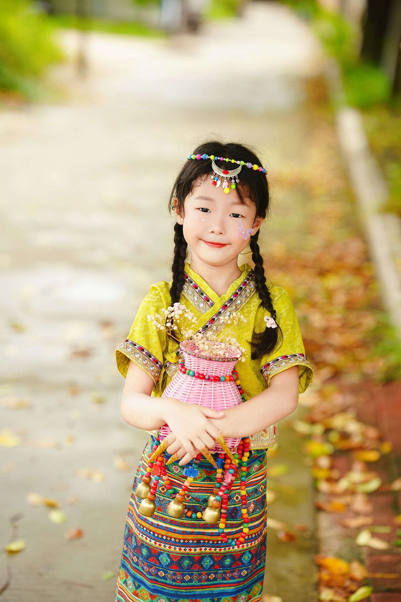 傣族小姑娘写真