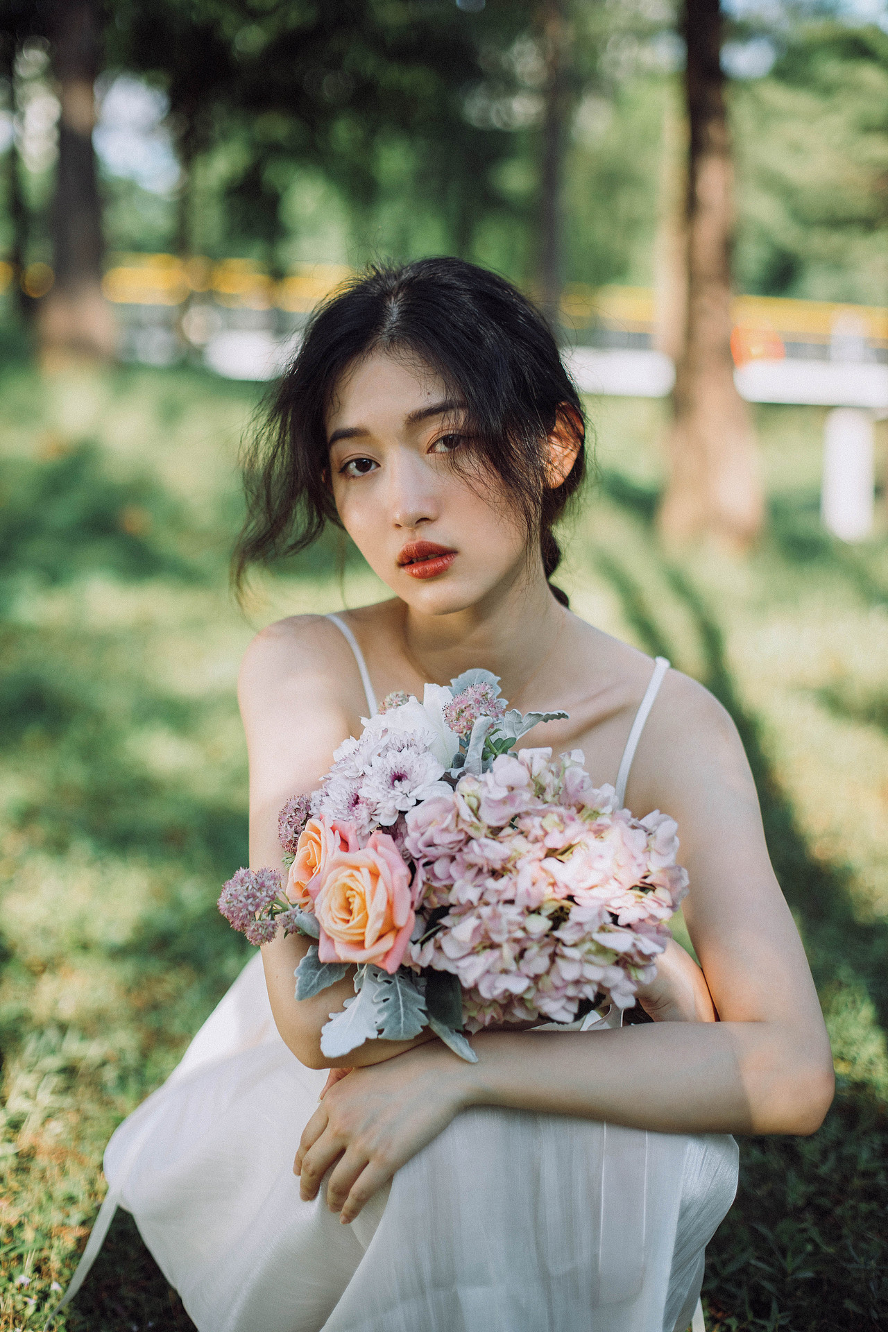 说的是花和她（图ZMjc5NTIzMTg0） - 人像摄影 - 站酷设计师一梵aloka原创素材 - 站酷ZCOOL
