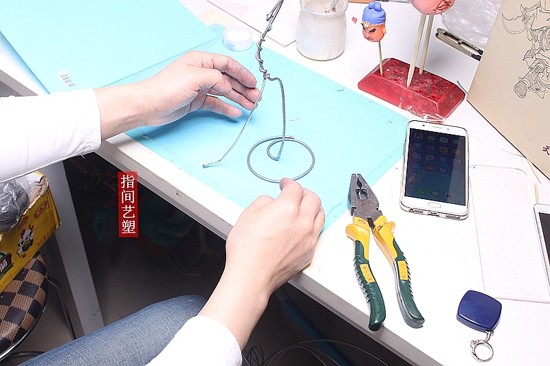 贺加贵面塑软陶(关羽)(图ZNzk5MjEwNjQ=) - 手办/模玩 - 站酷设计师贺加贵3D翻糖原创素材 - 站酷ZCOOL