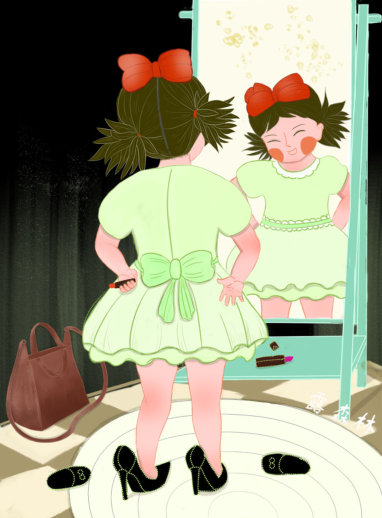 长大|插画|新锐潮流插画|露森林 - 原创作品 - 站酷 (zcool)