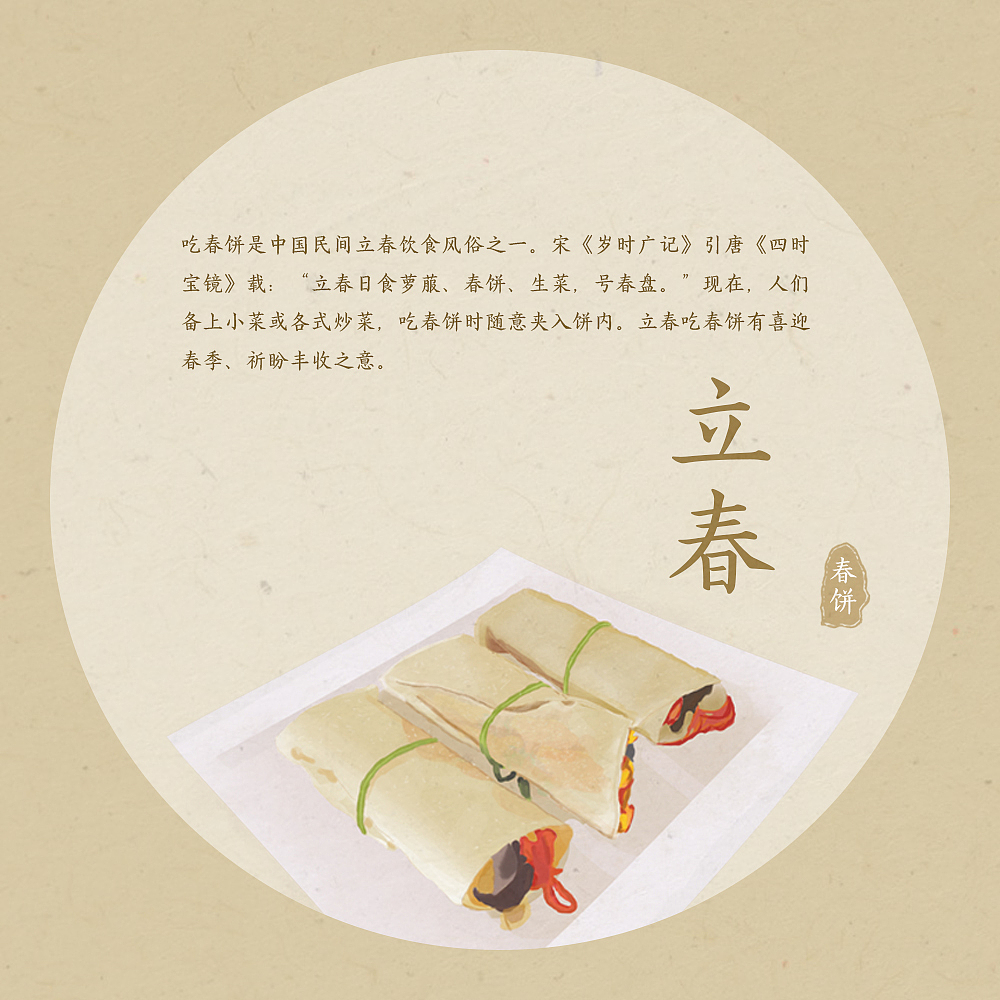 大葱出嫩芽称羊角葱,鲜嫩香浓,吃春饼抹甜面酱,卷羊角葱,称为"咬春"