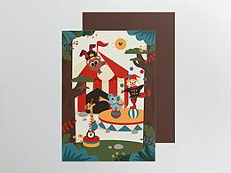 「森林马戏团×插画练习」