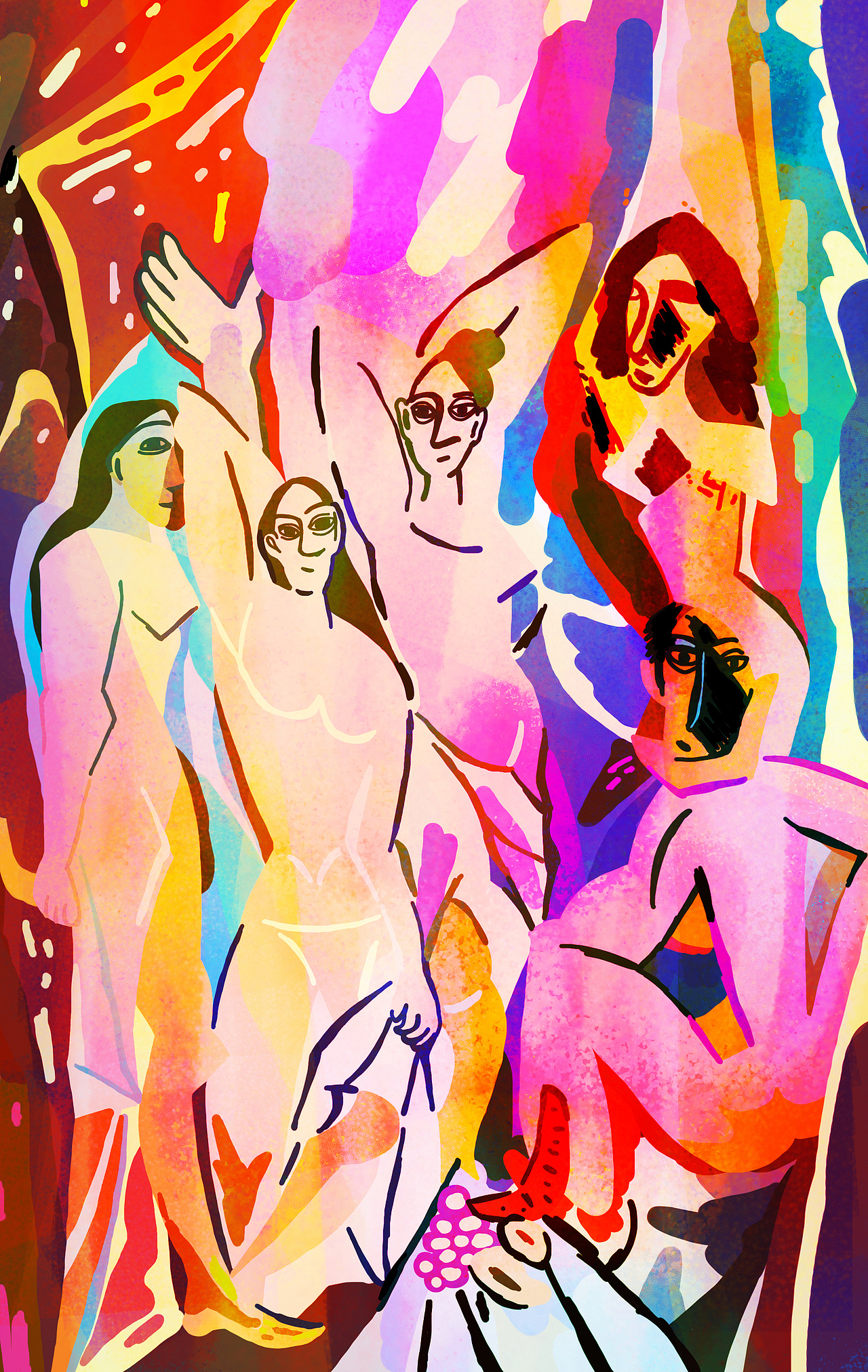 最近两三年的插画集1