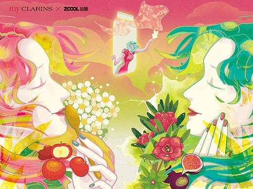#my CLARINS 寻找天然好食肌# 花与叶之神