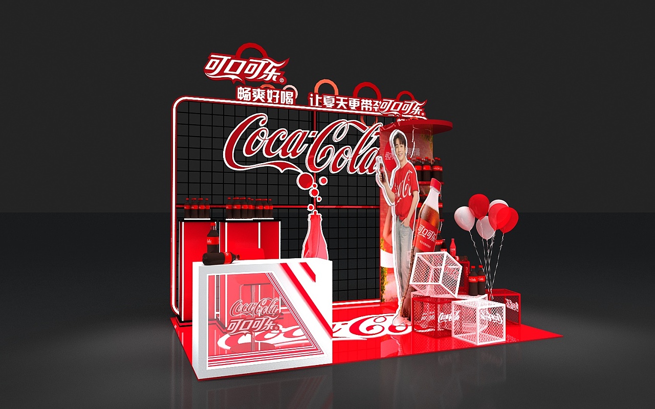 可口可乐展厅设计图片