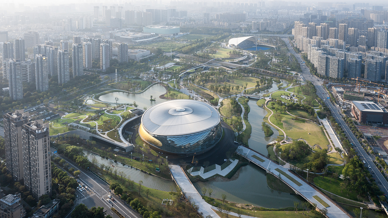 杭州运河亚运公园（一）（图ZMjcyOTQzMjMy） - 环境/建筑摄影 - 站酷设计师建筑摄影师文沛原创素材 - 站酷ZCOOL