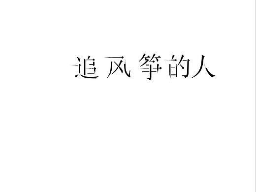 追风筝的人