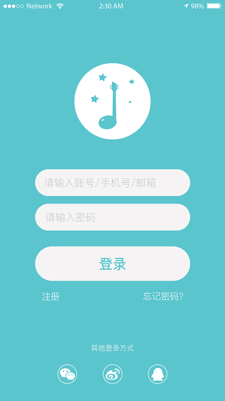小小音乐（图ZMTA0NTMxNDU2） - APP界面 - 站酷设计师馋嘴猪原创素材 - 站酷ZCOOL