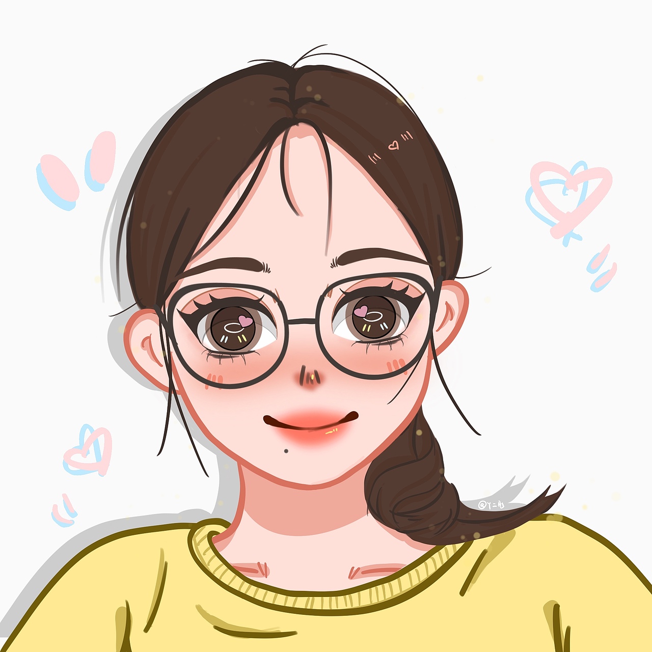 手绘头像练习procreate